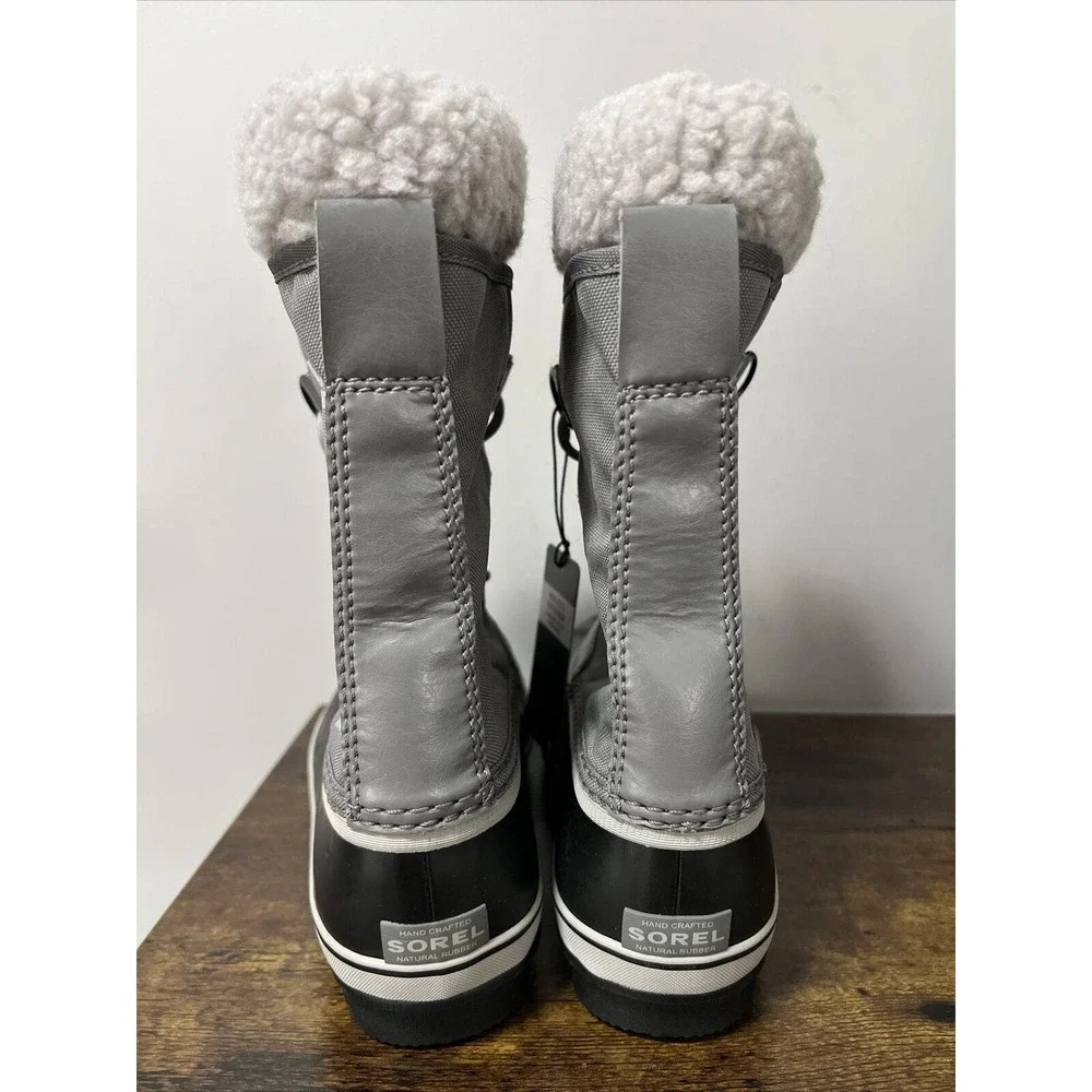 NEW Sorel Yoot Pac Nylon QUARRY/DOVE GRAY -‎ Size 5 Little Kid’s Youth Boots
